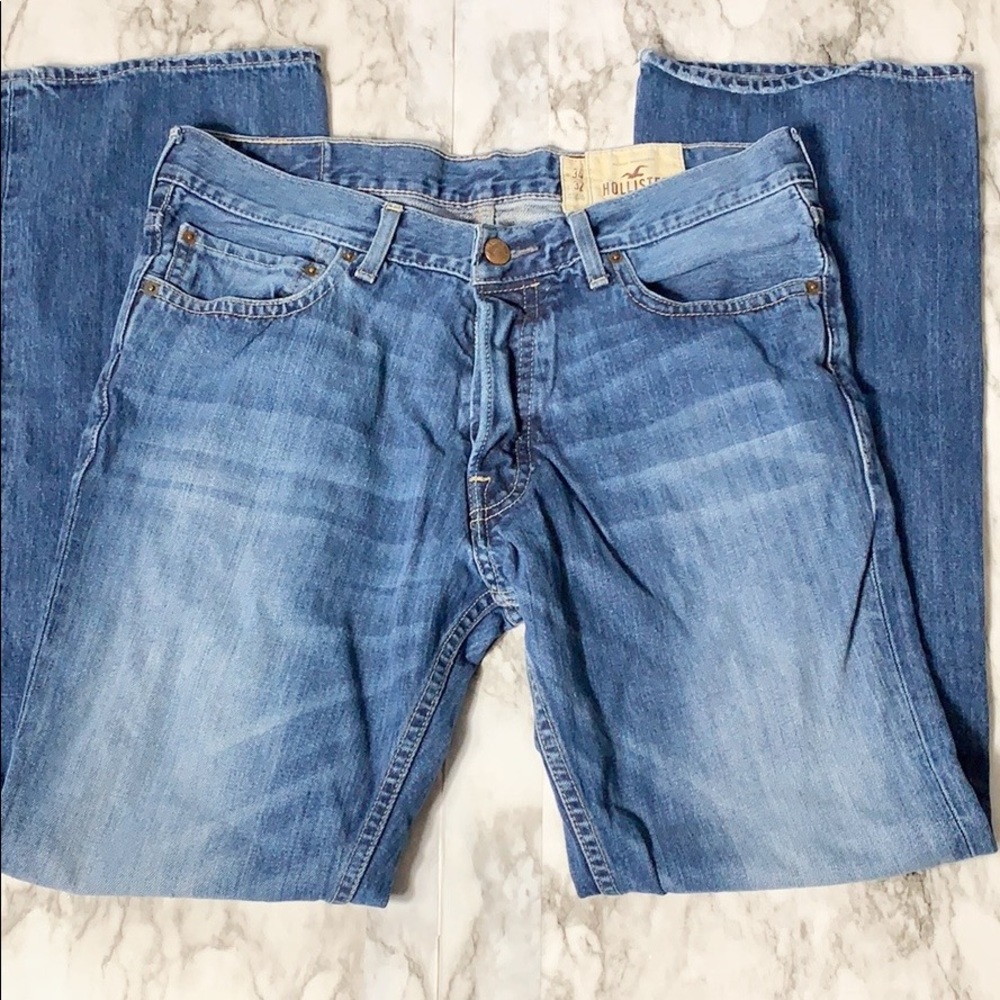 Hollister Low Rise Slim Boot Jeans 34x32